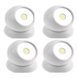 4 Luminária Lâmpada Led Com Base Magnética Sensor Presença 