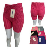 Pack 3 Calzas Short Mujer Texturizadas 