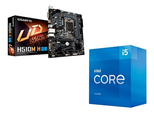 Kit Actualización Intel Core I5 11400 Gigabyte H510 Kt