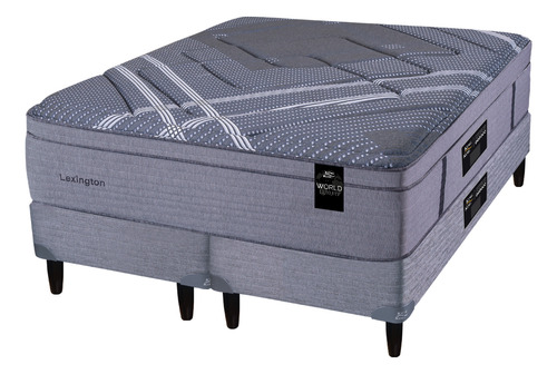 Sommier Americana King Koil World Luxury Lexington 2 1/2 Plazas De 200cmx160cm  Gris