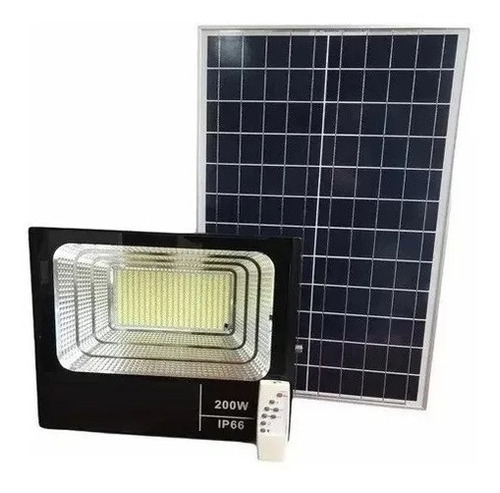 Reflector Led Solar 200w Luz Blanca