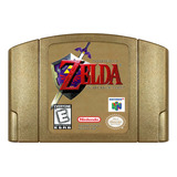 The Legend Of Zelda Ocarina Of Time N64 Físico Dorado