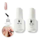 Base Y Top Coat De Gel De Uñas 15ml