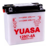 Bateria Motos Yuasa 12n7-4a 12v 8ah Suzuki En Gn 125 Rpm925