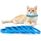 Juego De 4 Collares Calmantes Para Gatos Ajustables Impermea