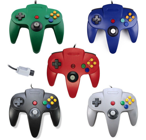 Mando N64 Usb Para Juegos De Computadora Compatible Con Mac