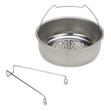 Cesta De Vapor  Inox  Para Olla De Presion T-fal  8 Lts