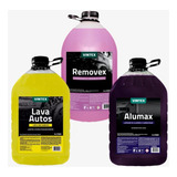 Kit Shampoo + Removex Solupan + Alumax Limpa Baú Vintex 5lts