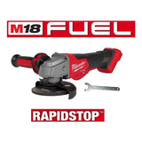 Esmeriladora Angular Milwaukee M18 Fuel Brushless Rapidstop 