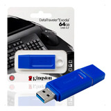 Pendrive Kingston Dtx/64gb Usb 3.2 Com Tampa Rápido Original