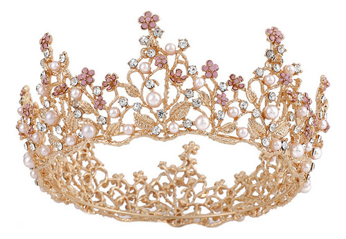 Corona Tiara Reina Para Novia De Estilo Retro Barroco