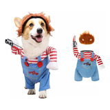 Fantasía De Halloween Pets Dog Deadly Doll Chucky -h