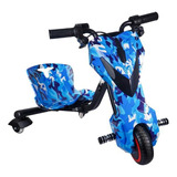 Scooter Triciclo Elétrico 6.5  Ghis Azul Camuflado