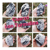Piedra Cuarzo Con Turmalina En Bruto X Kilo 