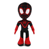 Vengador Marvel Peluche Superhéroe Spider - Man Negro 30 Cm