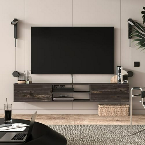 Mueble Tv Flotante  - Centro Entretenimiento Sofisticado