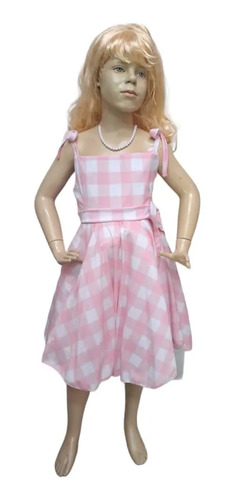 Disfraz Vestido Rosa De Barbie Para Niñas