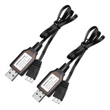 Ogodeal 2 Unids 2s 7.4v Lipo Batería Usb Cargador Cable De.