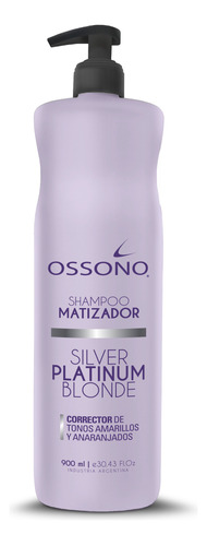 Shampoo Matizador Azul Violeta Ossono 1000 Ml
