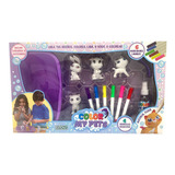 Color My Pets Set 4 Mascotas Para Pintar Ditoys