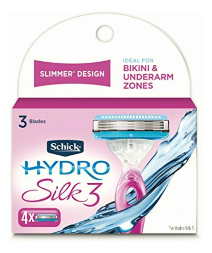 Schick Hydro Silk 3 Repuestos 4pz