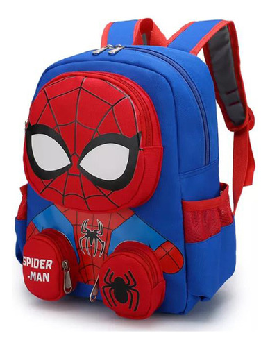 Mochila Escolar Para Crianças Primaria Spiderman Presente Do