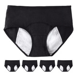 Pack De 5 Pantalones De Algodón Para El Período Menstrual Po