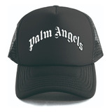 Gorra Palm Angels Truckernegra Regulable Unisex