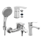 Griferia Mozart Super Combo P/tu Baño Ducha+bidet+lavatorio.