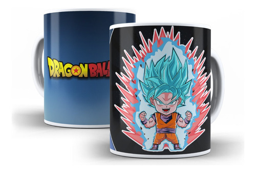 Tazas Dragon Ball Goku Dios | Ceramica Importada #012