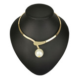 Elegant Simple Water-wave Pearl Necklace For Women