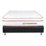 Combo Colchón Con Pillow King Active Sense 200 + Base Cama