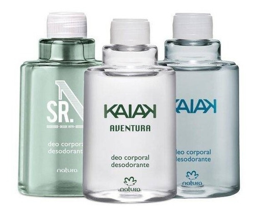 Kit Refil Deo Corporal Kaiak Clássico, Kaiak Aventura E Sr.n