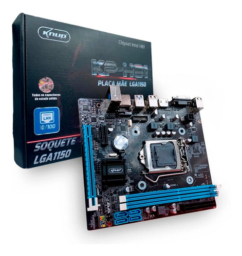 Placa Mãe Lga1150 Chipset Intel H81 6gb Usb 3.0