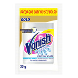 Kit 5 Tira Manchas Vanish Crystal White Branqueador Pó Sachê