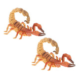 Figuras Escorpión Modelo Animal Plástico 2 Piezas [u]