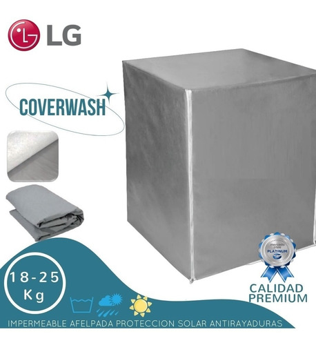 Funda Para Lavadora Frontal Impermeable Afelpada LG 20k