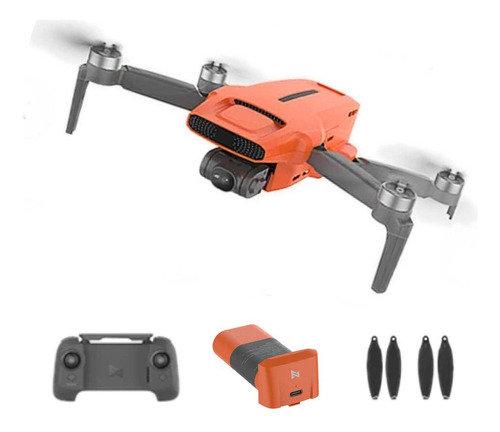 Drone Fimi X8 Mini V2 4k Gimbal Gps 5.8ghz 1 Bateria Plus Cor Laranja