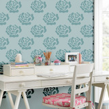 Plantilla Decorativa Rose 60x80 Stencil Pintar Pared Tapiz