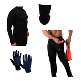 Camiseta Térmica+pantalón Cargo+guantes+cuello -6 Cuo