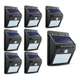 Focos Solares Led Exterior Pack Lampara Recargable +2 Gratis