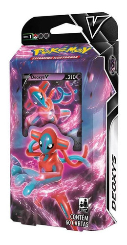 Cartas Pokémon Go Deck Deoxys Cards Batalha V Copag