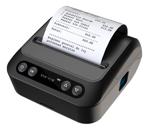 Impresora Térmica 80mm Recibo Y Etiquetas Bluetooth Portátil