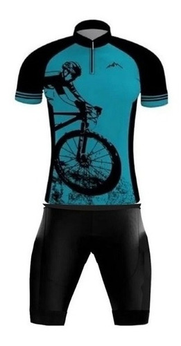 Conjunto De Ciclismo Ciclistas Bermuda Gel Camisa Masculino 