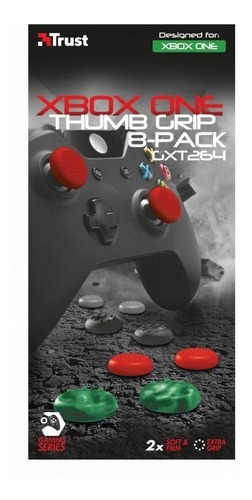 Xbox One Grips 4 Pares Trust (trae 8 Grips) Cubre Stick Caja