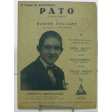 Partitura  Tango - Pato - Ramon Collazo Letra L. Babo Pz10