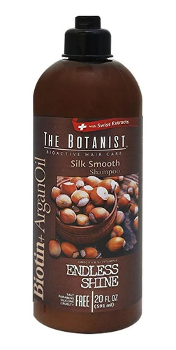 Shampoo The Botanist Silk Smooth Biotin + Arg 591 Ml (3 Pza)