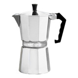 Cafetera Manual De Aluminio Italiana 6 Tazas Otten 300 Ml