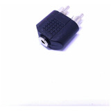 Convertidor, Adaptador De 3.5mm St  Hembra A 2 Rca Macho.