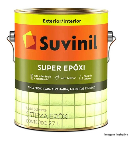 Esmalte Super Epóxi Suvinil Alto Brilho - 2,7 L